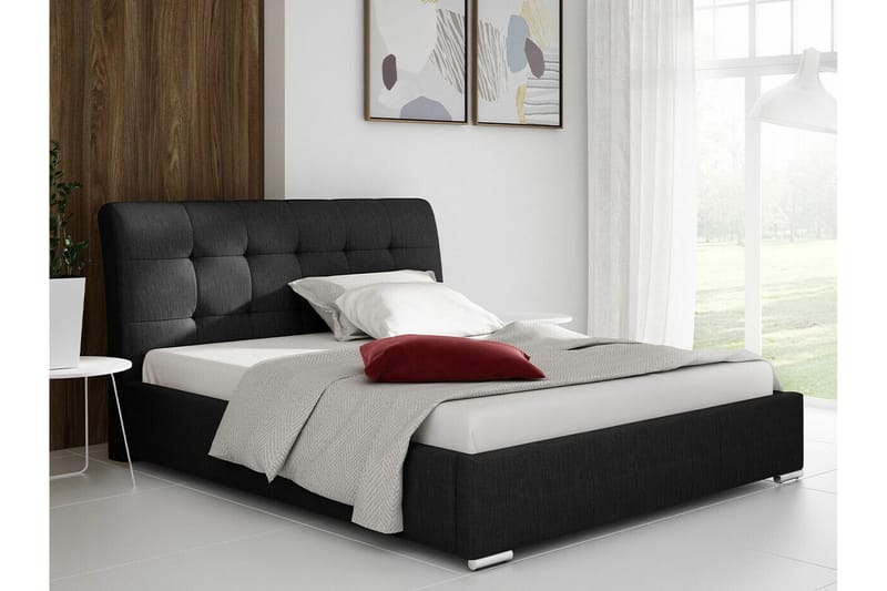 Boisdale Sängram 180x200 cm Svart - Möbler - Sovrum - Sängram & sängstomme