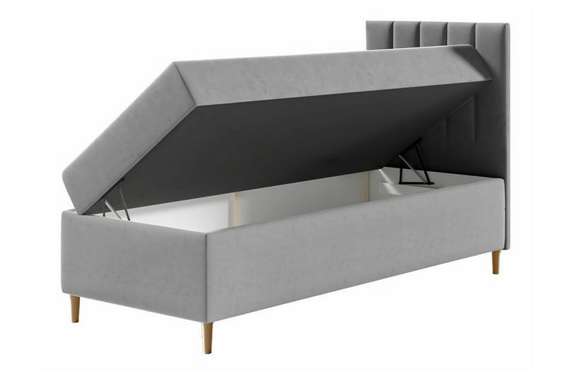 Boisdale Sängram 90x200 cm Turkos/Vit - Möbler - Sovrum - Sängram & sängstomme