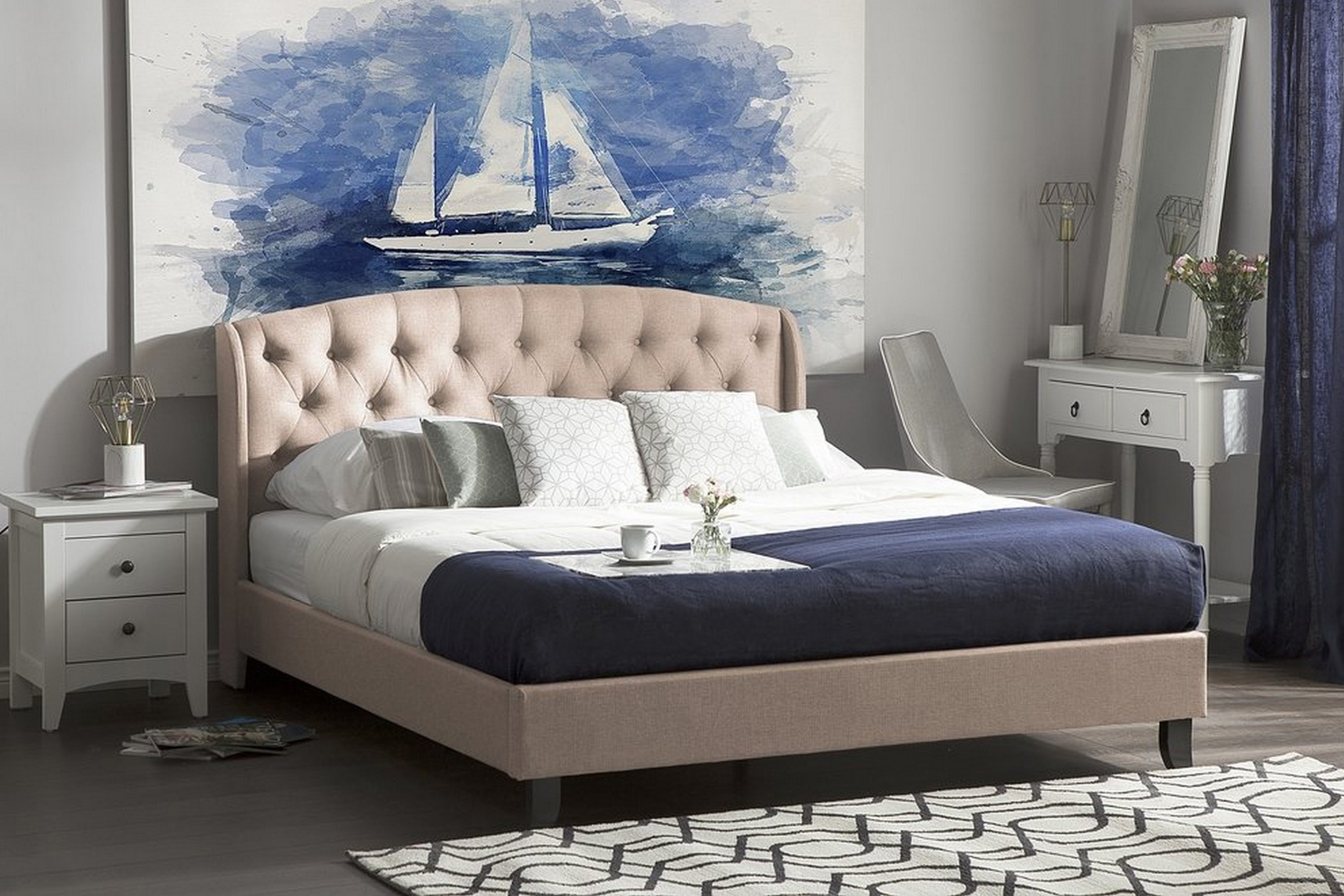 bordeaux sängram 140x200 cm -