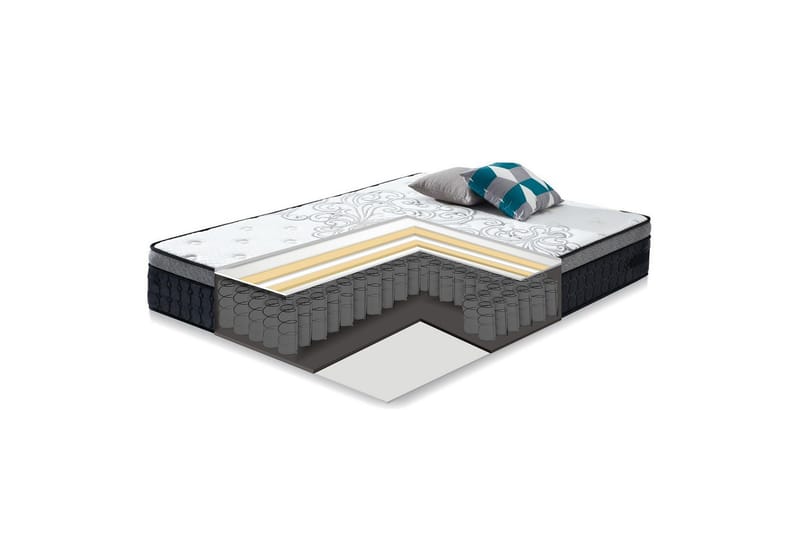 Chamba Säng 160x200 cm Harmony Delux Madrass - Möbler - Sovrum - Sängram & sängstomme