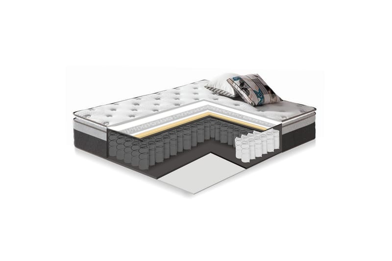 Chamba Säng 160x200 cm med Harmony top madrass - Möbler - Sovrum - Sängram & sängstomme