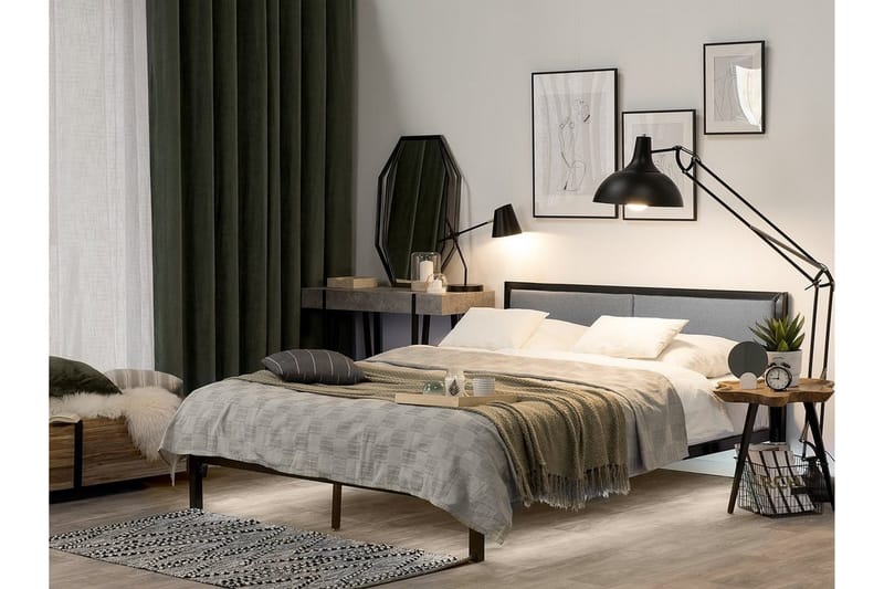 Clamart Sängram 180x200 cm - Svart - Möbler - Sovrum - Sängram & sängstomme