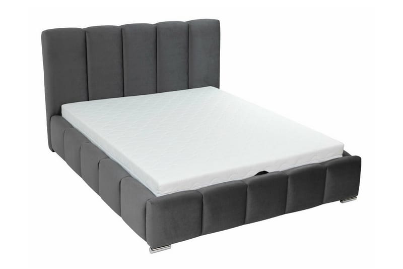 Cleaton Bubblig Sängram 140x200 cm  Ljusgrå/Mörkgrå - Möbler - Sovrum - Sängram & sängstomme