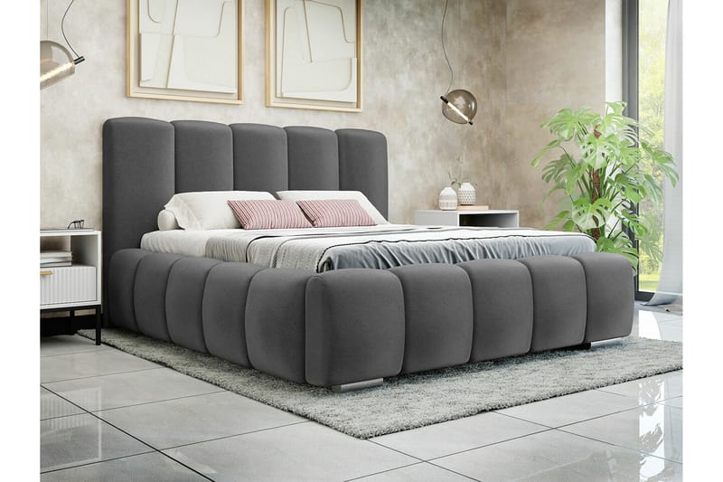 Cleaton Sängram 180x200 cm Mörkgrå - Möbler - Sovrum - Sängram & sängstomme