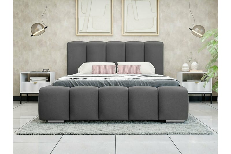 Cleaton Sängram 180x200 cm Mörkgrå - Möbler - Sovrum - Sängram & sängstomme