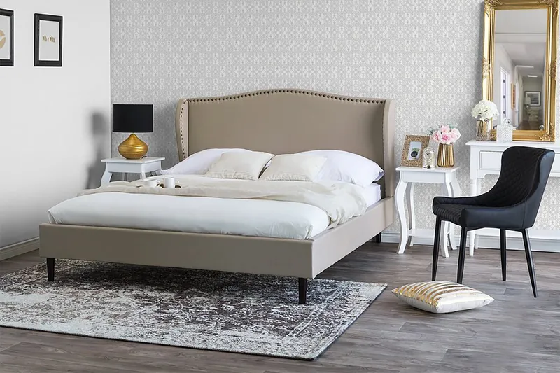 Colmar Sängram 180x200 cm - Beige - Möbler - Sovrum - Sängram & sängstomme