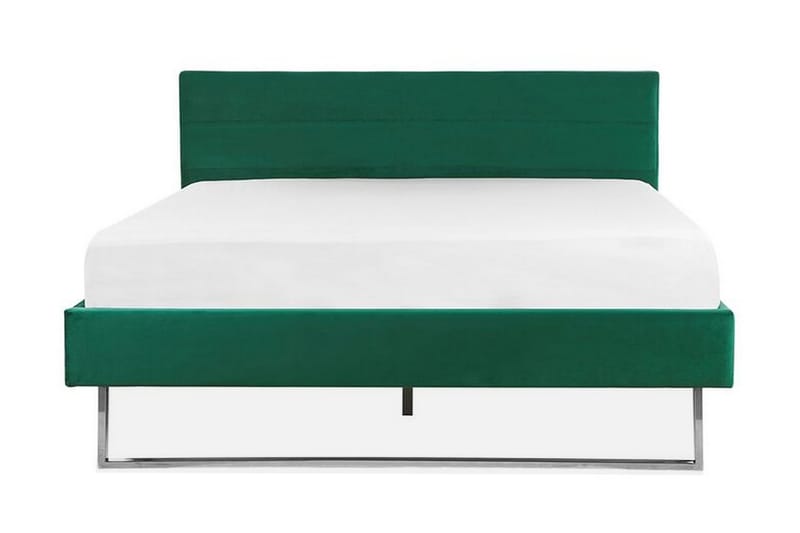 DAVOU Säng 160x200 cm Grön/Sammet - Sängram & sängstomme