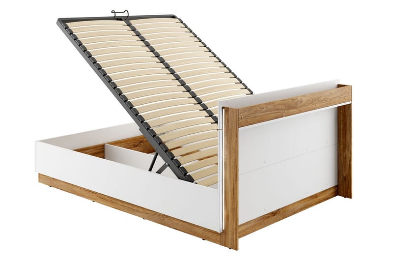 Dentro Säng 218x147x88 cm - Beige/Vit - Möbler - Sovrum - Sängram & sängstomme