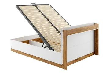 Dentro Säng 218x147x88 cm - Beige/Vit - Möbler - Sovrum - Sängram & sängstomme