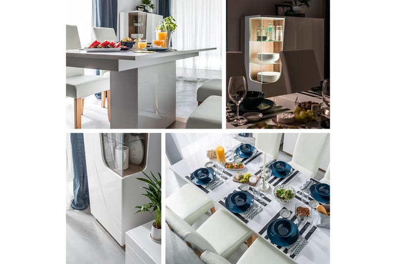 Dentro Säng 218x167x88 cm - Vit/Ek - Möbler - Sovrum - Sängram & sängstomme