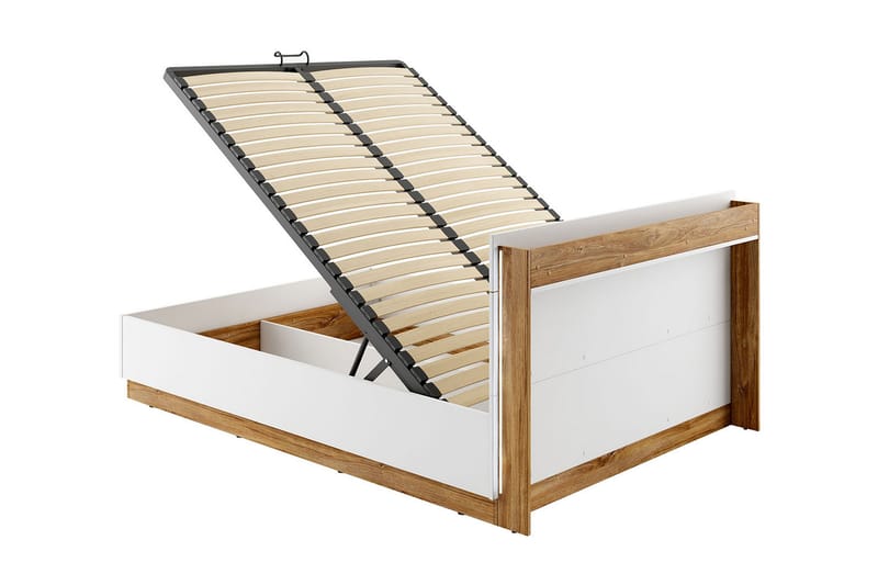 Dentro Sängram 218x187x88 cm - Beige/Vit - Möbler - Sovrum - Sängram & sängstomme