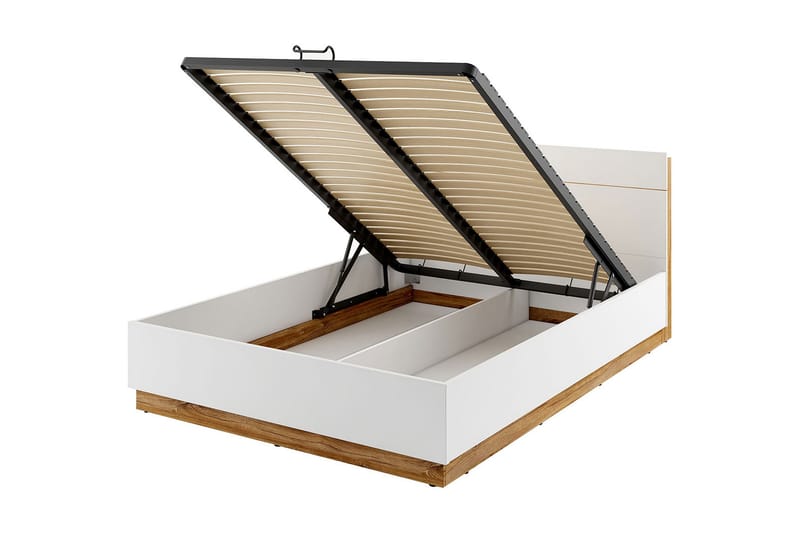 Dentro Sängram 218x187x88 cm - Beige/Vit - Möbler - Sovrum - Sängram & sängstomme