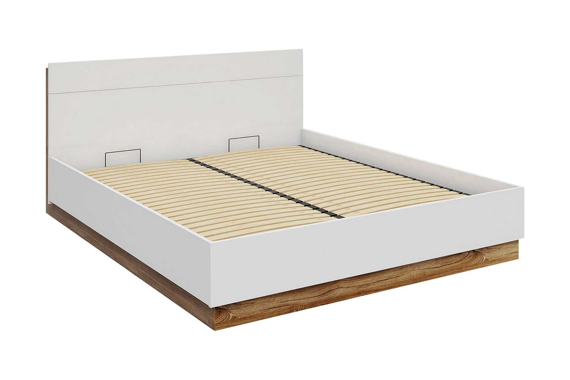 dentro sängram 218x187x88 cm - beige/vit