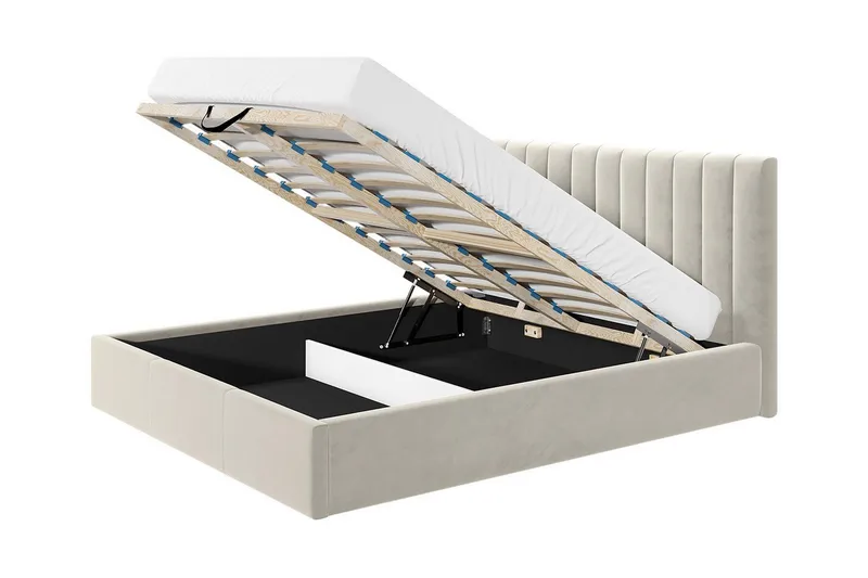 Derry Sängram 140x200 cm - Blå - Möbler - Sovrum - Sängram & sängstomme