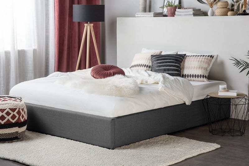 Dinan Sängram 140x200 cm  Grå - Grå - Möbler - Sovrum - Sängram & sängstomme