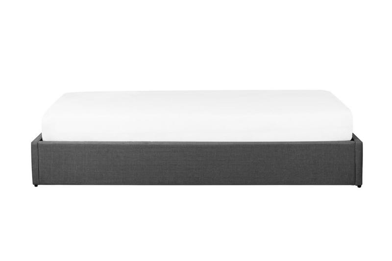 Dinan Sängram med Förvaring 90x200 cm i Tyg, Grå