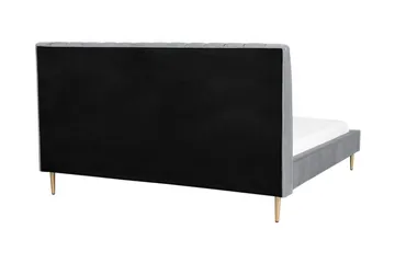 Elechas Dubbelsäng 180x200 cm - Grå - Möbler - Sovrum - Sängram & sängstomme