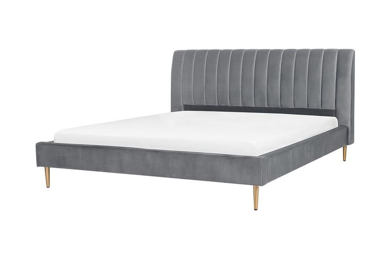 Elechas Dubbelsäng 180x200 cm - Grå - Möbler - Sovrum - Sängram & sängstomme