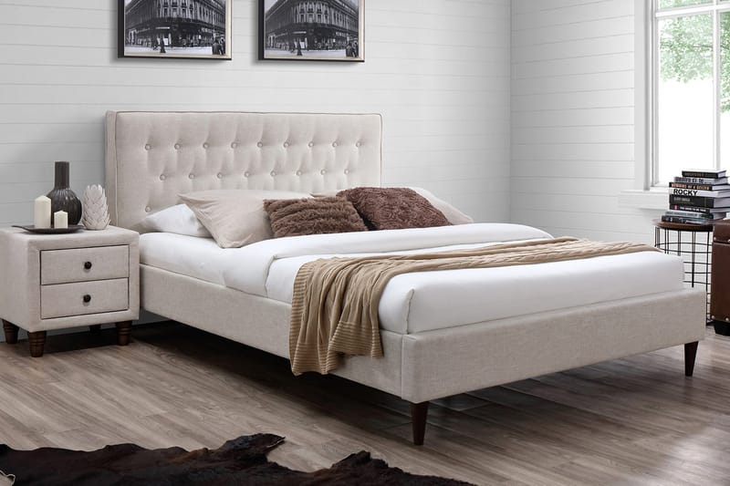 Emilia Sängram 120x200 cm, Ljusbeige