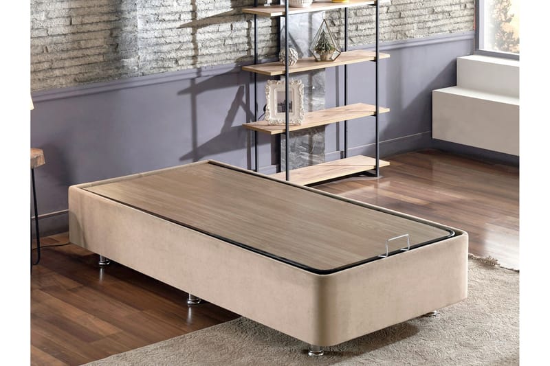 Endulanie Sängram 120x200 cm - Ljusbrun - Möbler - Sovrum - Sängram & sängstomme