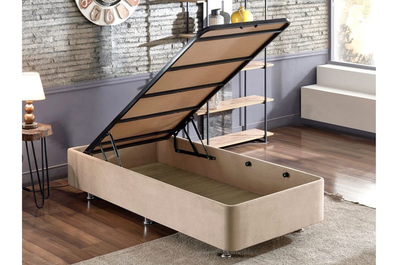 Endulanie Sängram 120x200 cm - Ljusbrun - Möbler - Sovrum - Sängram & sängstomme