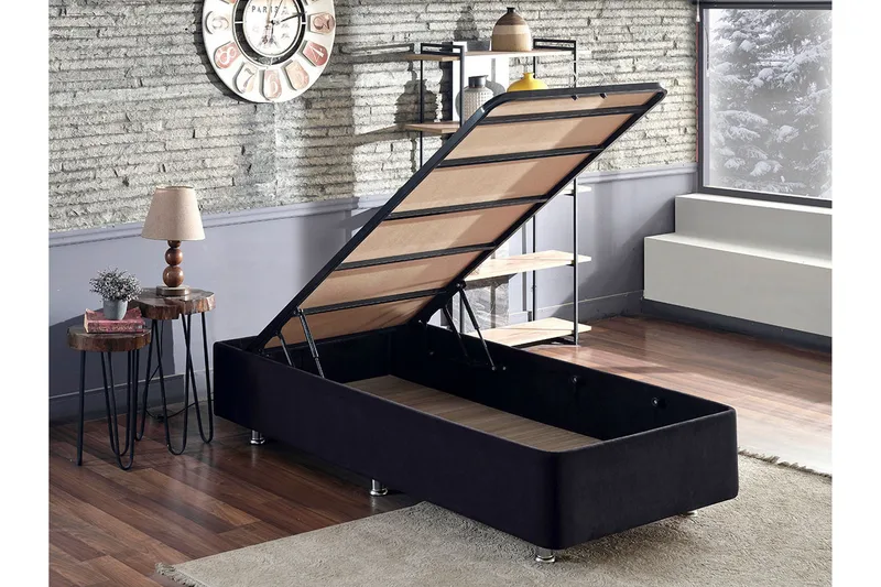 Endulanie Sängram 90x190 cm - Svart - Möbler - Sovrum - Sängram & sängstomme