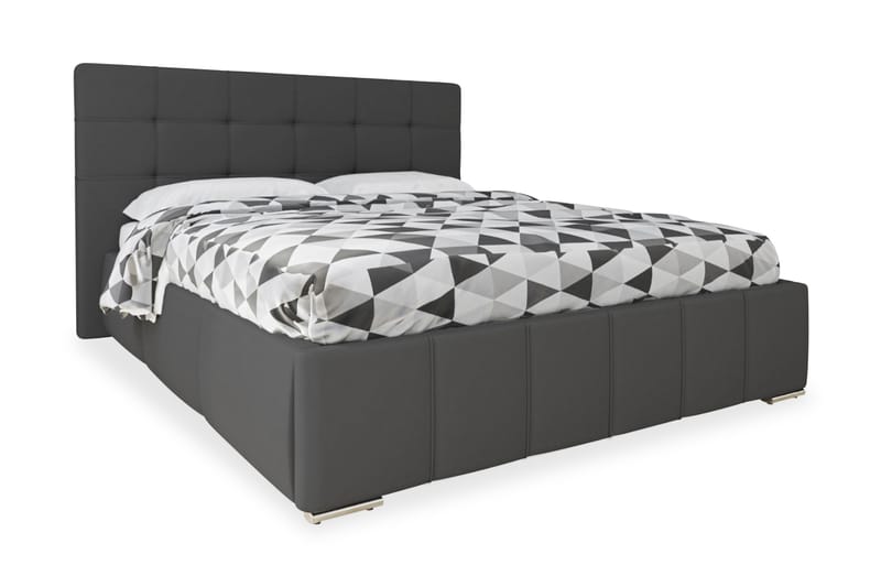 ESPERANZA Ramsäng 216x158x105 cm - Grå - Möbler - Sovrum - Sängram & sängstomme