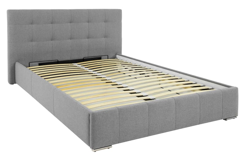 ESPERANZA Ramsäng 216x158x105 cm - Svart - Möbler - Sovrum - Sängram & sängstomme