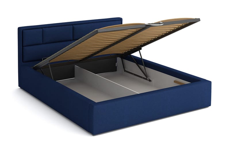 Falskog Säng 120x200 cm Metallram - Vit - Möbler - Sovrum - Sängram & sängstomme