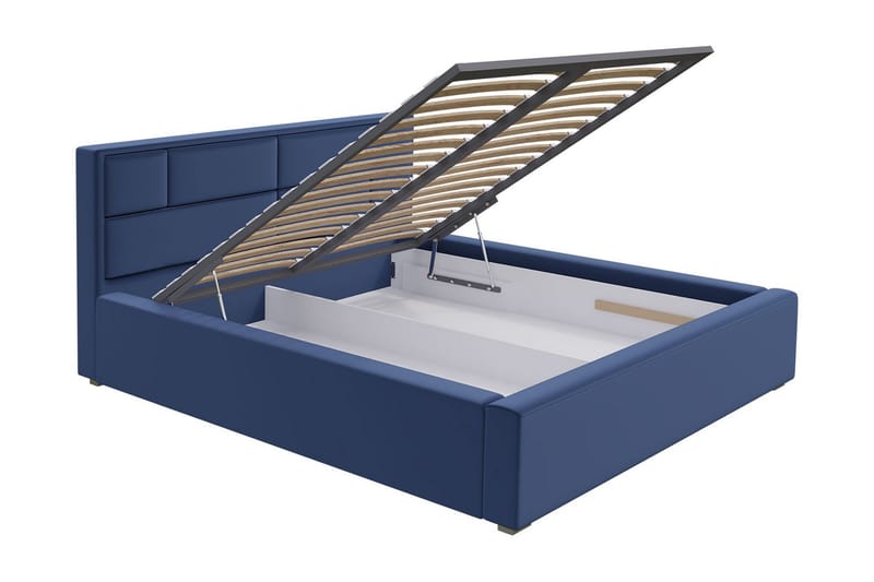 Falskog Säng 120x200 cm Metallram - Vit - Möbler - Sovrum - Sängram & sängstomme