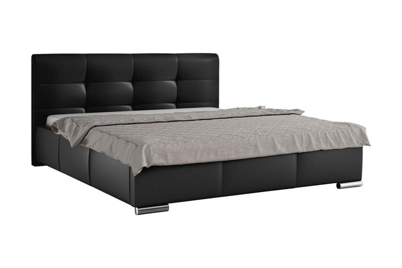 FATTNES Sängram 160x200 Svart - Svart - Möbler - Sovrum - Sängram & sängstomme