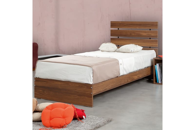 Feldene Sängram 120x200 cm - Valnöt - Möbler - Sovrum - Sängram & sängstomme