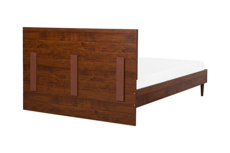 HOROVITZ Dubbelsäng med LED 140x200 Trä/Natur - Möbler - Sovrum - Sängram & sängstomme