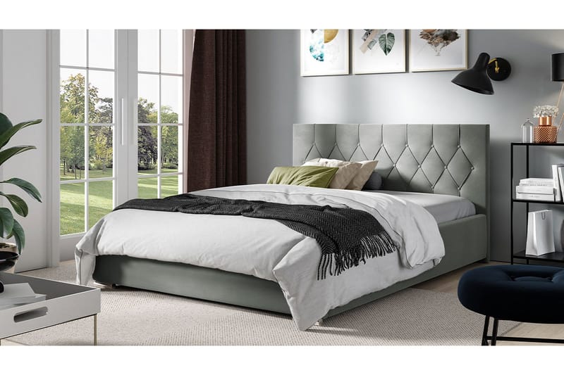 Jugender Sängram 120x200 cm - Grå - Möbler - Sovrum - Sängram & sängstomme