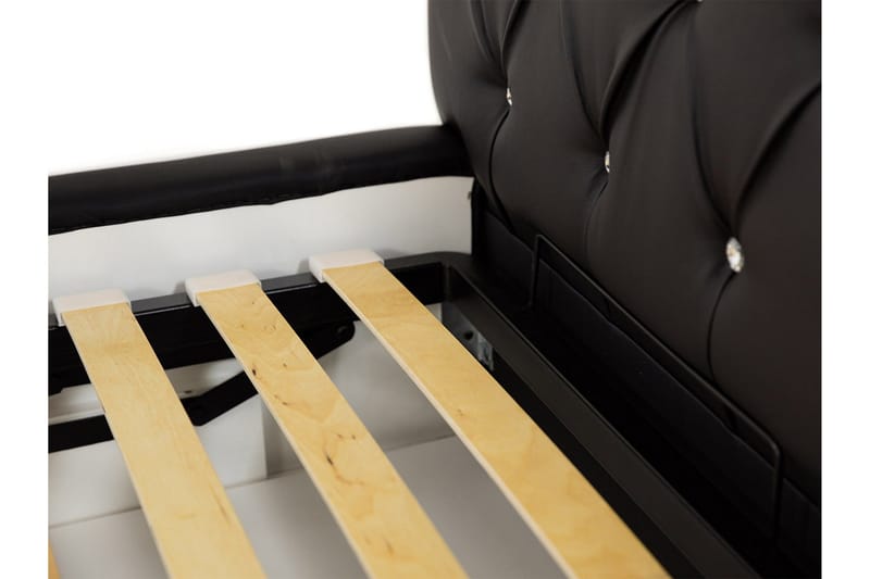 Junkerdal Säng 140x200 cm - Svart - Möbler - Sovrum - Sängram & sängstomme