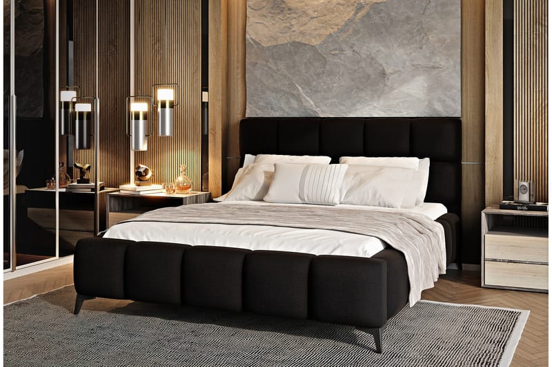 Kamble Sängram med Förvaring 140x200 cm - Brun - Möbler - Sovrum - Sängram & sängstomme