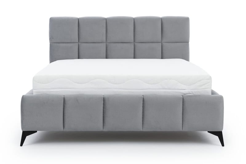 Kamble Sängram med Förvaring 140x200 cm - Grå - Möbler - Sovrum - Sängram & sängstomme