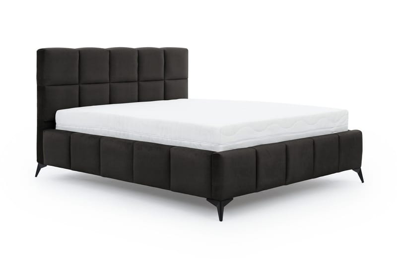 Kamble Sängram med Förvaring 140x200 cm - Mörkgrå - Möbler - Sovrum - Sängram & sängstomme