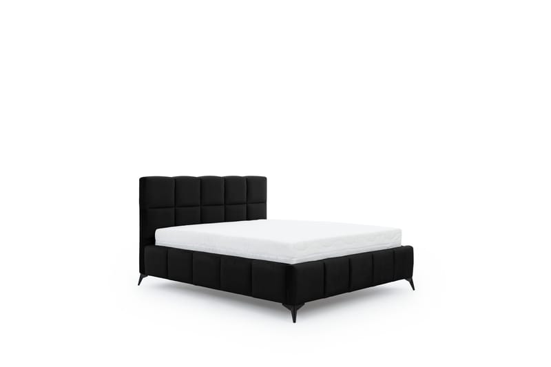 Kamble Sängram med Förvaring 140x200 cm - Svart - Möbler - Sovrum - Sängram & sängstomme