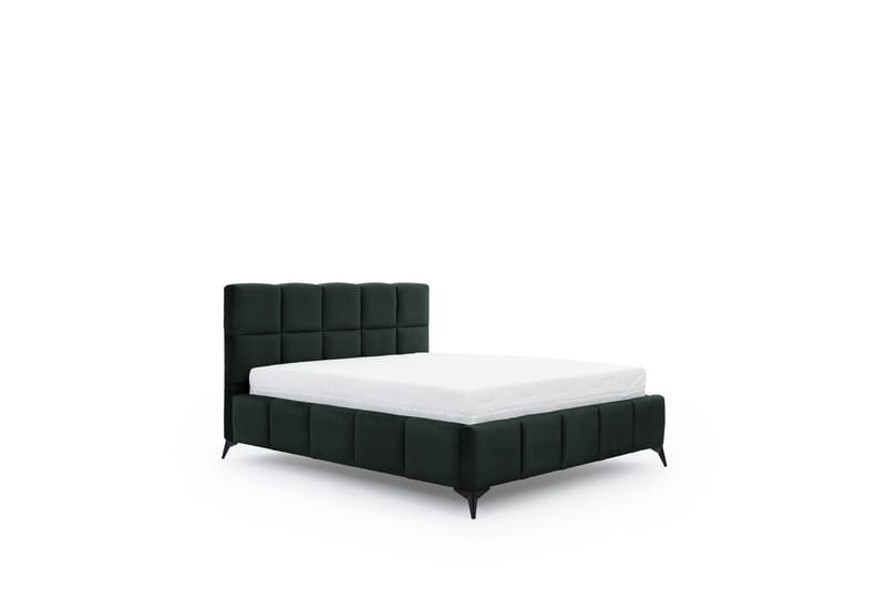 Kamble Sängram med Förvaring 160x200 cm - Grön - Möbler - Sovrum - Sängram & sängstomme