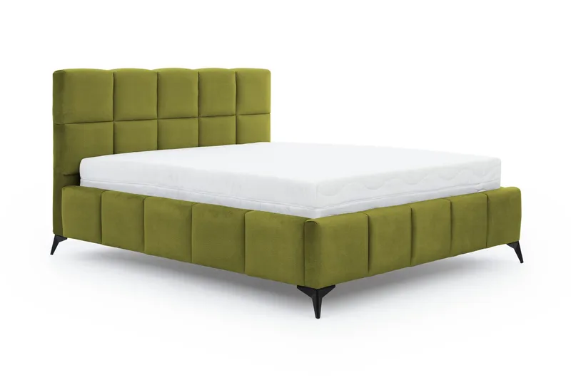 Kamble Sängram med Förvaring 160x200 cm - Olivgrön - Möbler - Sovrum - Sängram & sängstomme