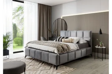 Kamble Sängram med Förvaring 180x200 cm - Grå - Möbler - Sovrum - Sängar - Sängar med förvaring