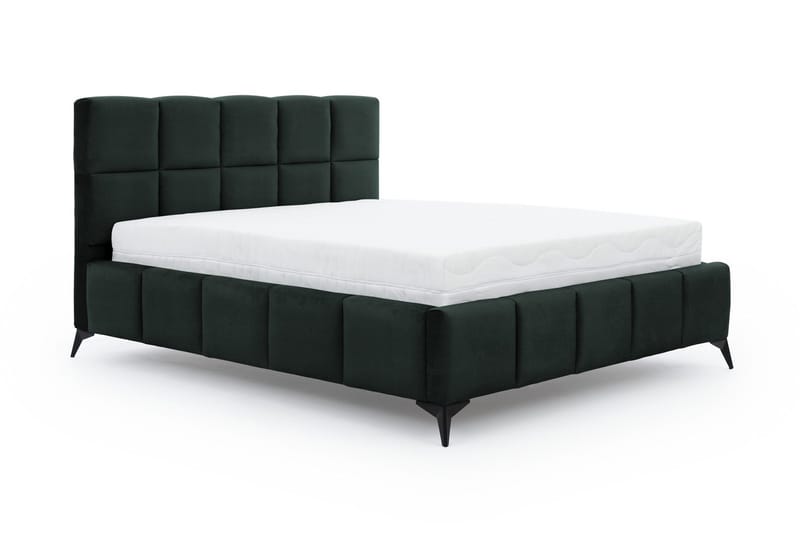 Kamble Sängram med Förvaring 180x200 cm - Grön - Möbler - Sovrum - Sängram & sängstomme
