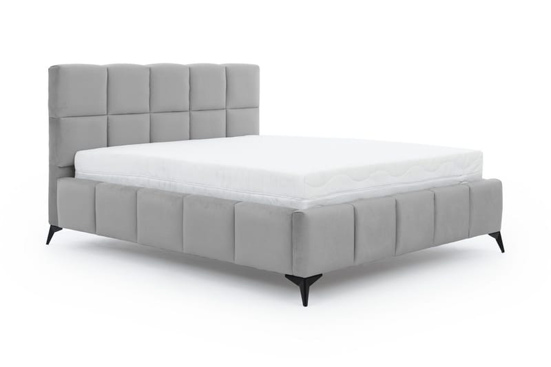 Kamble Sängram med Förvaring 180x200 cm - Ljusgrå - Möbler - Sovrum - Sängram & sängstomme
