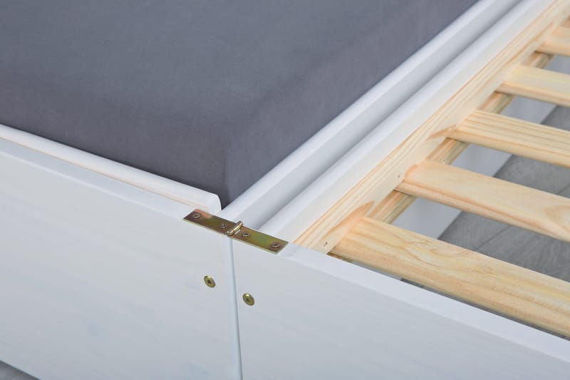 Kaulana Sängram 90x200 cm - Vit - Möbler - Sovrum - Sängram & sängstomme