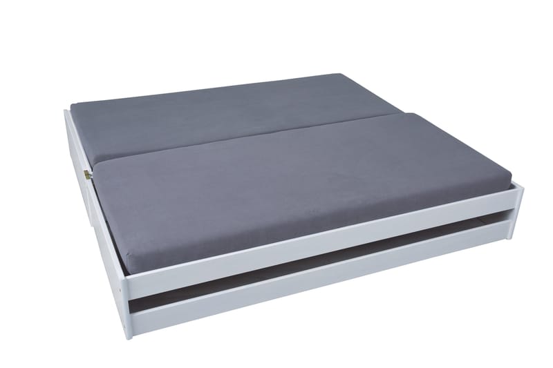 Kaulana Sängram 90x200 cm - Vit - Möbler - Sovrum - Sängram & sängstomme