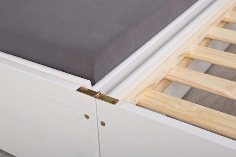 Kaulana Sängram 90x200 cm - Vit - Möbler - Sovrum - Sängram & sängstomme