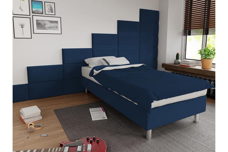 KERANZA Sängstomme 120x200 cm Blå - Sängram & sängstomme