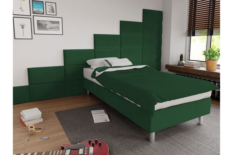 KERANZA Sängstomme 120x200 cm Grön - Sängram & sängstomme