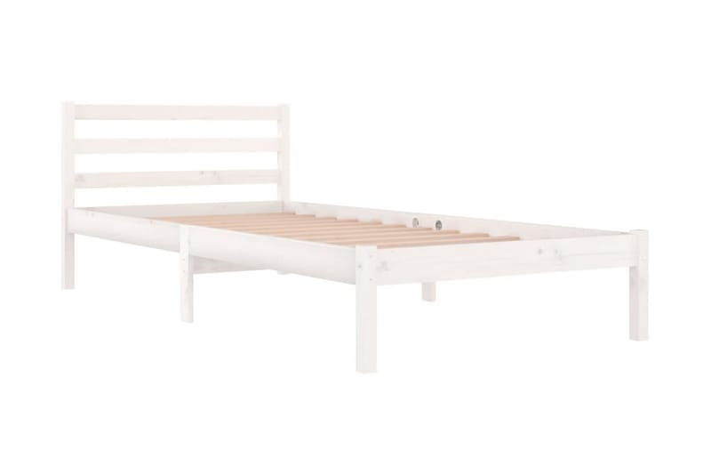 KOKORO Sängram 90x200 cm Vit - Vit - Möbler - Sovrum - Sängram & sängstomme